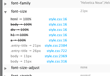 Firefox 10-Web Developer Tools mit Properties-Panel