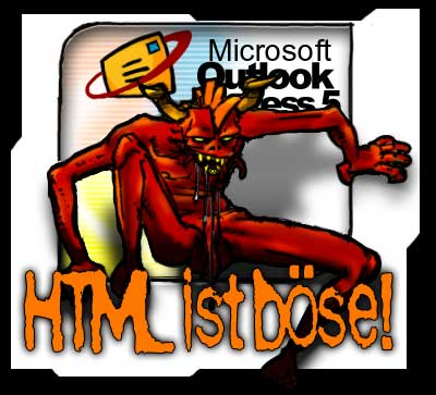 Titelbild "HTML ist böse"