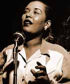 Billie Holiday, 1949 New York. Foto von Herman Leonard